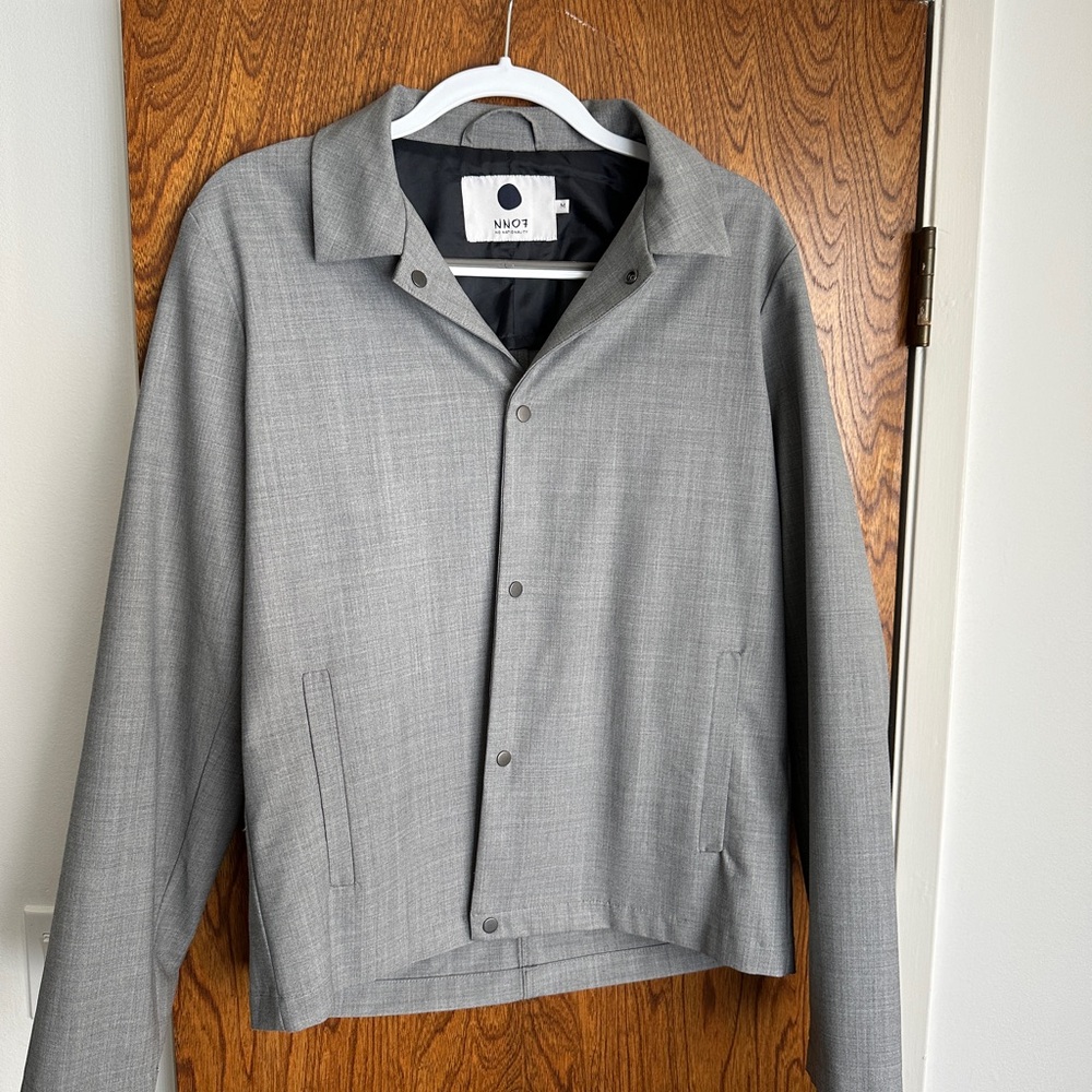 NNO7 Gray Lightweight Men's Jacket